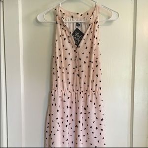 Mud Pie pale pink with black speckled dress